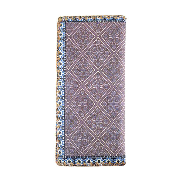 Mlavi Morocco collection unique and beautiful vegan large flat wallet with Moroccan pattern inspired prints for wholesale and online shopping