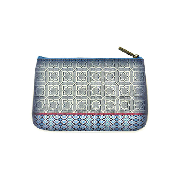 Mlavi Morocco collection unique and beautiful vegan small pouche/coin purse with Moroccan art and craft inspired prints for wholesale and online shopping