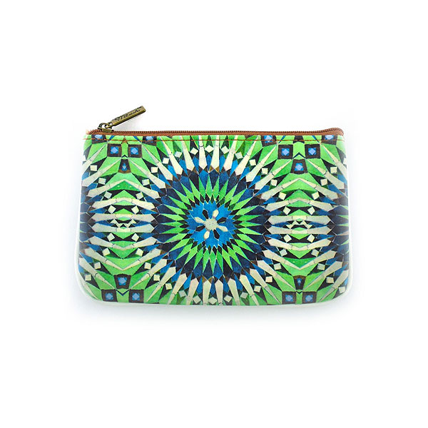Mlavi Morocco collection unique and beautiful vegan small pouche/coin purse with Moroccan art and craft inspired prints for wholesale and online shopping