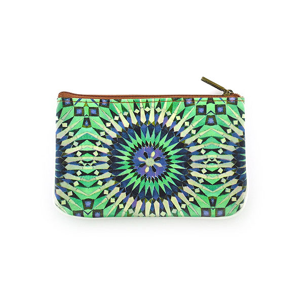 Mlavi Morocco collection unique and beautiful vegan small pouche/coin purse with Moroccan art and craft inspired prints for wholesale and online shopping