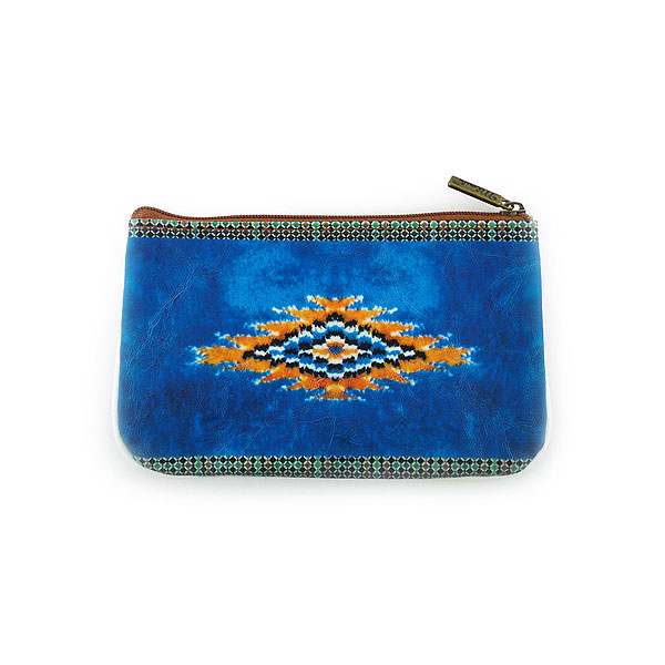 Mlavi Morocco collection unique and beautiful vegan small pouche/coin purse with Moroccan art and craft inspired prints for wholesale and online shopping