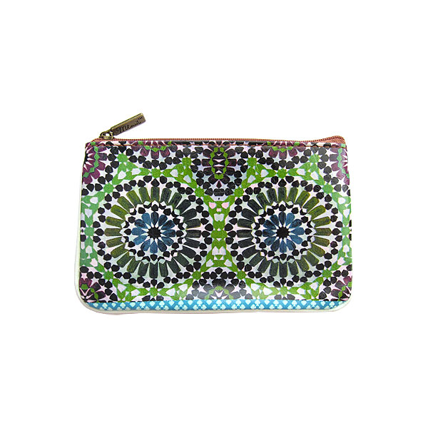 Mlavi Morocco collection unique and beautiful vegan small pouche/coin purse with Moroccan art and craft inspired prints for wholesale and online shopping