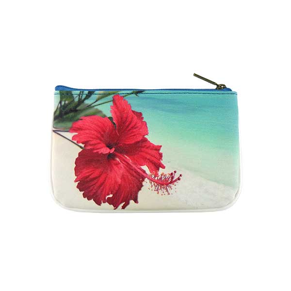 Mlavi ocean collection unique and beautiful vegan small pouche/coin purse with coastal, beach & nautical themed prints for wholesale and online shopping