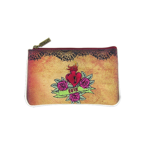 Mlavi Tattoo collection unique and beautiful vegan small pouche/coin purse with tattoo art and craft inspired prints for wholesale and online shopping