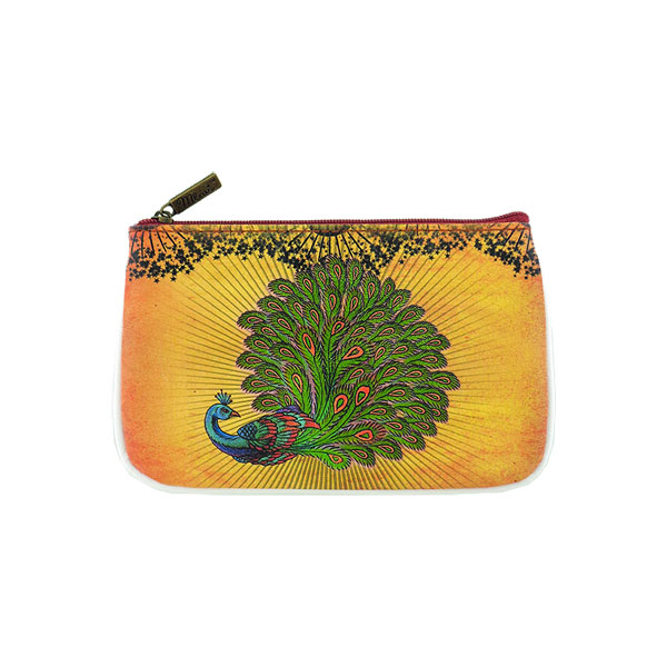 Mlavi Tattoo collection unique and beautiful vegan small pouche/coin purse with tattoo art and craft inspired prints for wholesale and online shopping