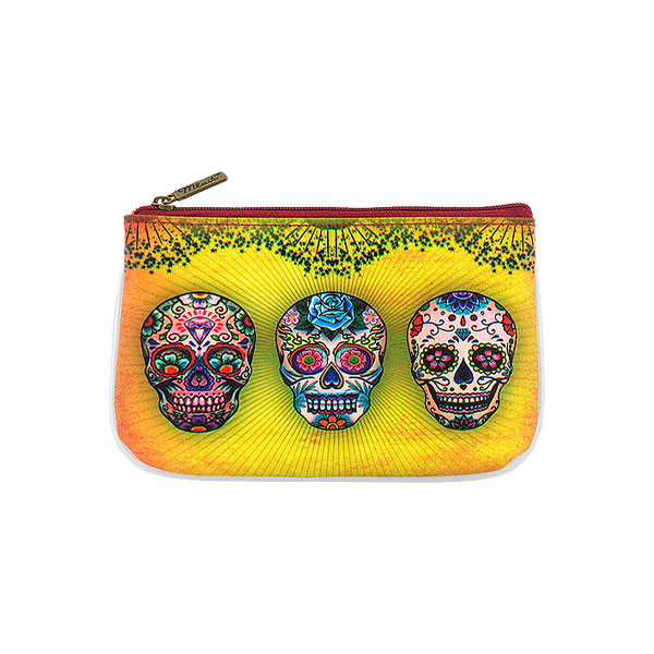 Mlavi Tattoo collection unique and beautiful vegan small pouche/coin purse with tattoo art and craft inspired prints for wholesale and online shopping