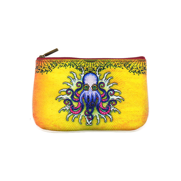 Mlavi Tattoo collection unique and beautiful vegan small pouche/coin purse with tattoo art and craft inspired prints for wholesale and online shopping