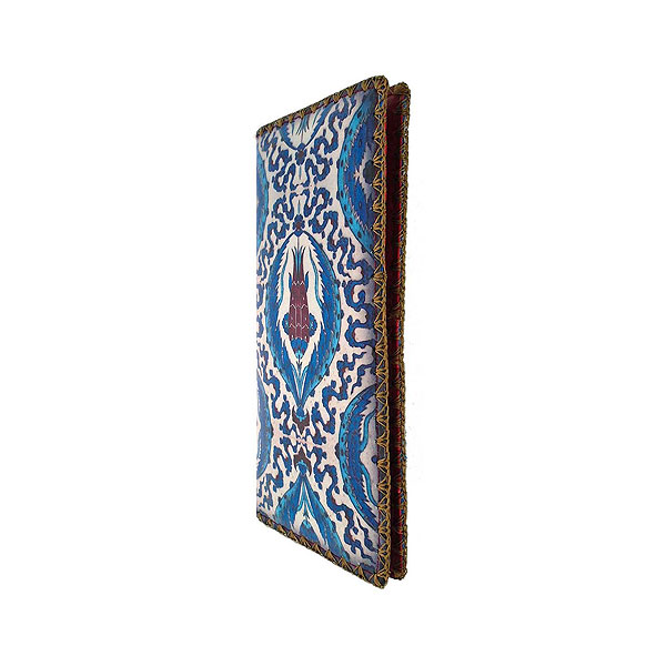 Mlavi Turkey collection unique and beautiful vegan large flat wallet with Turkish art and craft inspired prints for wholesale and online shopping