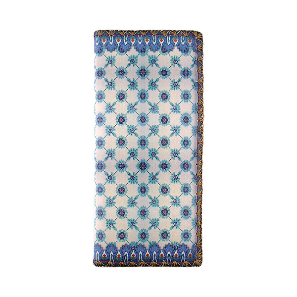 Mlavi Turkey collection unique and beautiful vegan large flat wallet with Turkish art and craft inspired prints for wholesale and online shopping