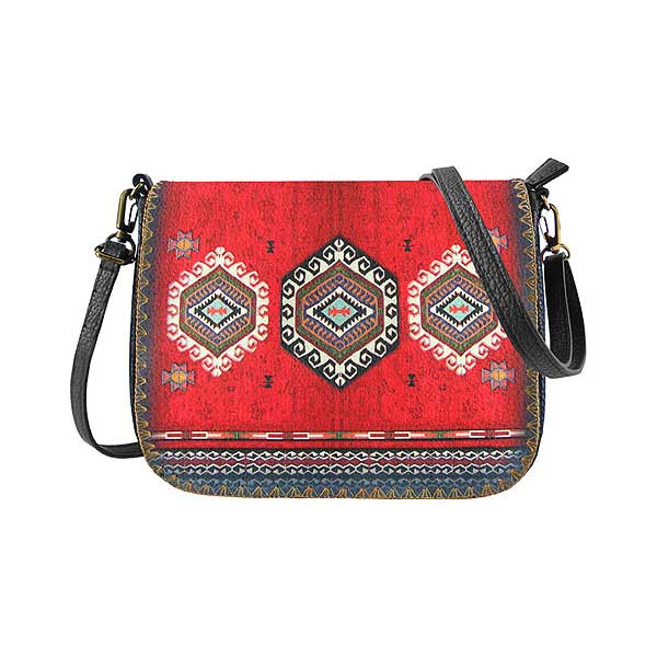 Mlavi Turkey collection unique and beautiful vegan crossbody bag with Turkish art and craft inspired prints for wholesale and online shopping