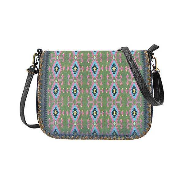 Mlavi Turkey collection unique and beautiful vegan crossbody bag with Turkish art and craft inspired prints for wholesale and online shopping