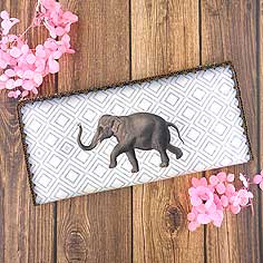 Mlavi Animal collection unique and beautiful vegan large flat wallet with animal themed illustration prints for wholesale and online shopping