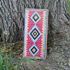 Mlavi Animal collection unique and beautiful vegan large flat wallet with turkey themed illustration prints for wholesale and online shopping